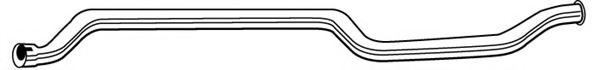 WALKER 03498 Exhaust Pipe